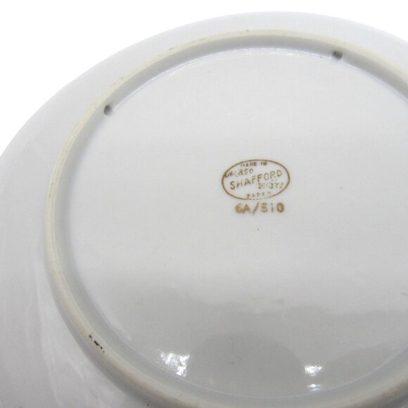 SHAFFORD Bird Plates 3D Set Of 2 Green Wall Art Japan Vintage 8" - Picture 11 of 12